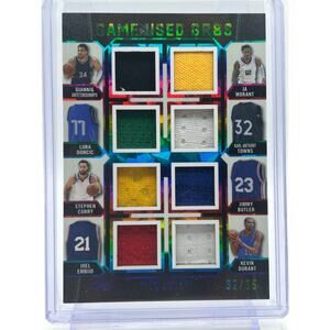2024 Leaf In The Game Used GR8S 8 Patch /35 Giannis Doncic Durant Curry Morant